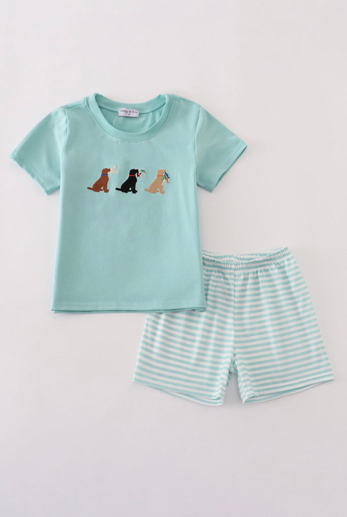 Green stripe hunting puppy set